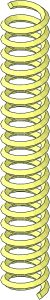 Technic Shock Absorber  6L Thick Internal Spring (Extended)