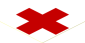 Sticker  2.3 x  2.3 with Red Cross Logo