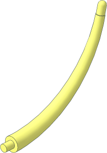 Animal Tail Section End Long