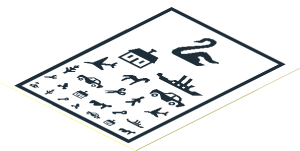 Sticker  3.0 x  3.6 with Eye Chart