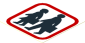 Sticker  2.3 x  2.3 with Warning Sign with School Children