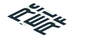 ~Sticker  0.8 x  1.9 with Black "PORSCHE INTELLIGE PERFORM" on Black Halftone Stripes on White Background - Fourth Face