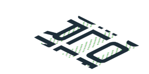 ~Sticker  0.8 x  1.9 with Black "PORSCHE ELLIGENT ORMANCE" on Black Halftone Stripes on White Background - Second Face