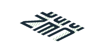 ~Sticker  0.8 x  1.9 with Black "PORSCHE ELLIGENT ORMANCE" on Black Halftone Stripes on White Background - Fourth Face