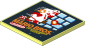 Tile  6 x  6 with "SUPER MARIO BROS." Game Cartridge Sticker