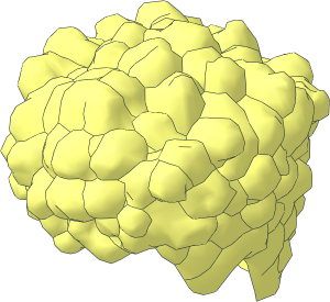 Minifig Hair Coiled and Mid-Length Sides