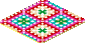 Sticker  1.8 x  1.7 with Drying Towel Pattern
