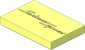 Tile  2 x  3 with Black Outlined Sadairs Spear Logo Pattern