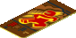 Sticker  1.8 x  0.8 with Trainer Card with Red Ninjago Minifigure and Text Box