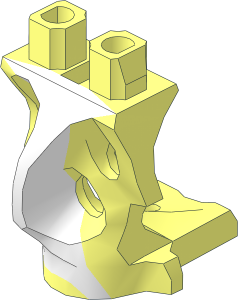 Minifig Hips Ghost with White Pattern