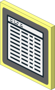 Roadsign Clip-on  2 x  2 Square with Black Stripes in White Square on Grey Background Sticker