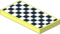 Tile  2 x  4 with Chequered Sticker