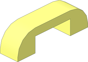 Brick  4 x  1 with Curved Top
