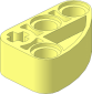 Technic Beam  2 x  3 Liftarm Bent 90 Quarter Ellipse