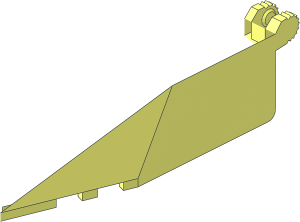~Windscreen  4 x  7 x  1.667 without Top Surfaces - Half