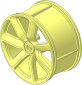 Wheel Rim 41 x 75 with  7 Spokes and  3 Pins #2 (Right)