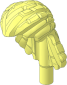 Minifig Hair Na'vi, Wide with Braids, Smooth Front, and Bar at End