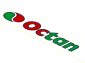 Sticker  1.2 x  6.3 with Octan Logo on White Background Right Side