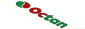 Sticker  1.2 x  6.3 with Octan Logo on White Background Left Side