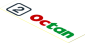 Sticker  0.7 x  2.9 with "Octan" and "2" in Black Square