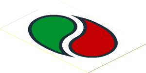 Sticker  1.9 x  2.9 with Octan Logo