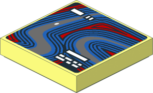 Tile  2 x  2 with Track Map Sticker