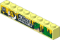 Brick  1 x  8 with "THE BRICK SEPARATOR" Movie Poster Sticker