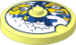 Dish  4 x  4 Inverted with Two Minions in Washing Machine Pattern