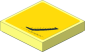 Tile  2 x  2 with Black Air Vents on Yellow Background Left Sticker