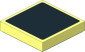 Tile  2 x  2 with Black Background Sticker