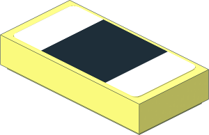Tile  1 x  2 with Black Stripe on White Background Sticker