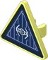 Roadsign Clip-on  2.2 x  2.667 Triangular with SW TIE Interceptor Screen Sticker