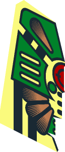 ~Minifig Torso with Stingrays Green Armour and Red Crosshair on Center Pattern - Half