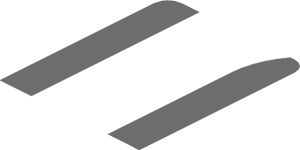 ~Sticker  0.8 x  4 with Dark Grey Lines on White Background Right - First Face