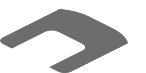 ~Sticker  0.8 x  4 with Dark Grey Lines on White Background Right - Fourth Face