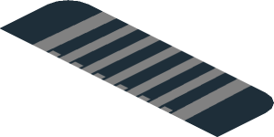 ~Sticker  0.8 x  4.0 with Z/28 Logo on Silver Grille on Black Background - First Face