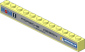 Brick  1 x  12 with Mobil 1, Porsche, Michelin Logos on Grey Background Sticker