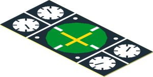 Sticker  0.9 x  1.9 with Avionics Green