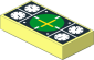 Tile  1 x  2 with Avionics Green Sticker