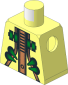 Minifig Torso with Stingrays Copper Tube and Green Claws Pattern