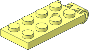 Hinge Plate  2 x  5 Top with Large Hole