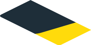 ~Sticker  4.0 x  1.8 with Black Arch on Yellow Background Right - Upper Section 4