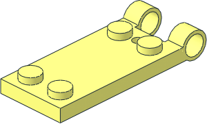 Hinge Plate  2 x  5 Base with Small Hole