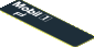 Sticker  0.8 x  3.0 with White Mobil 1 Logo on Black Background Right
