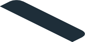 ~Sticker  0.8 x  3.0 with Michelin Logo in White Trapezoid on Black Background Right - First Face