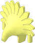Minifig Headdress with Hooked Beak and Feathers