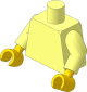Minifig Torso with Arms and Yellow Hands Pattern