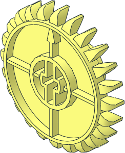 Duplo Gear 24 Tooth Crown