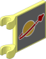 Flag  2 x  2 with with Classic Space Logo on Both Sides Pattern