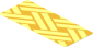 Sticker  1.5 x  3.5 with Metallic Gold Lattice